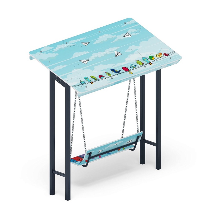 Качели-диван с навесом (Коты) - МФ 43.01.02-01